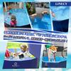 LINECY Large Vinyl Pool for Home No Inflation Suitable for Easy and Home Use, Kids, 10030cm, Required, Foldable, Balconies, Pets, Shower, Garden,