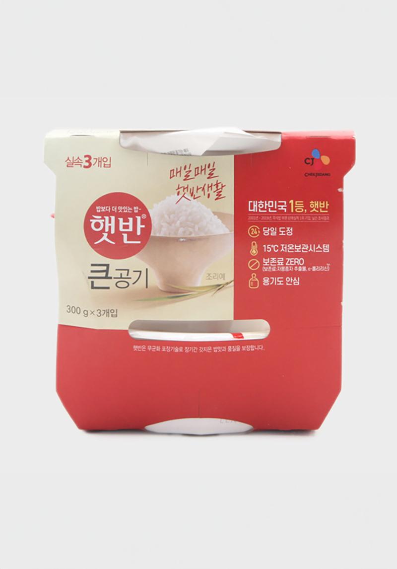 Hetbahn Instant Cooked Rice 300g x 3 Pack 1ea
