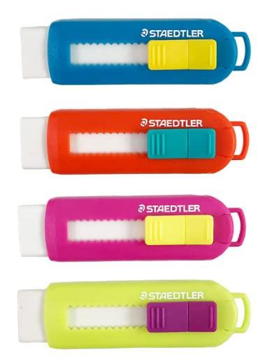 

Staedtler PVC Free Holder Eraser, Candy Colors 525 PS2P-1, 4 Colors, 1 of Each, Set of 4