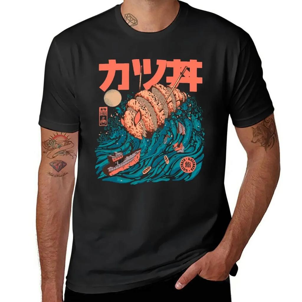 Katsuju T-Shirt aesthetic clothes blacks plain t shirts men