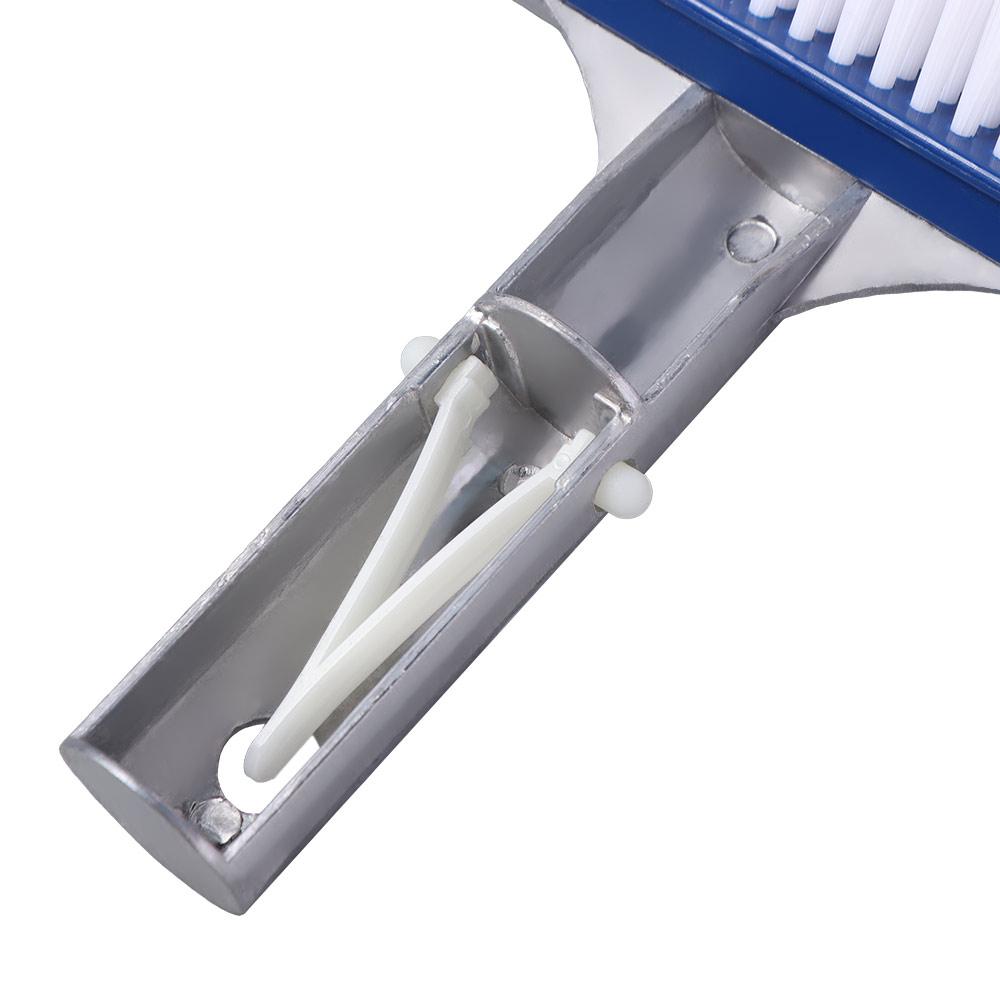 18 Inch Pool Cleaning Brush Stainless Steel Brush Pool Wall Brush  Swimming Pool Maintenance