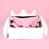 Cute Crown Pet Princess Beds for Small Dogs Winter Warm Puppy Cat Sofa Bed Shih Tzu Yorkies Kennels Removable Mascotas Supplies