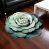 Peony Floor Mat 3D Visual Effect Floral Rug Absorbent Bathroom Mat with Non-Slip Backing for Living Room Kitchen Entrance