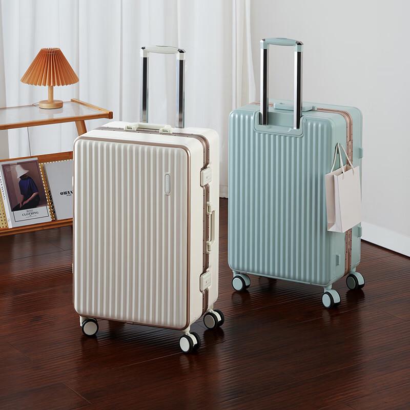 T.J. HARREN Aluminum Frame Luggage Suitcase
