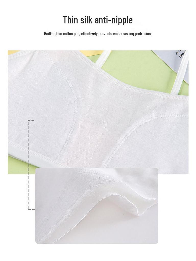 Stage One Pure Cotton Class A Bra Development Girl's Vest for Puberty
