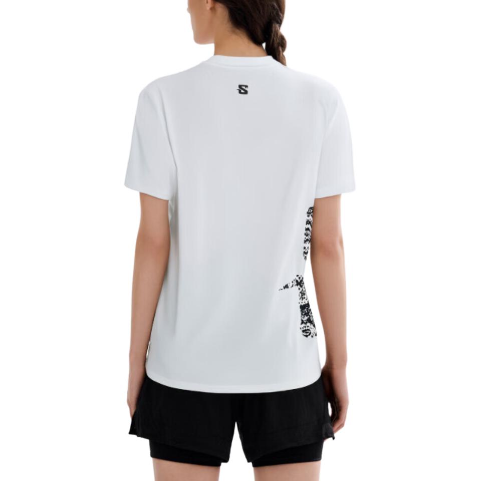 SALOMON SS25 T Shirt Unisex White C26750