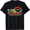Vintage Dog Dad The Man The Myth Snack Dealer Father Day T-Shirt