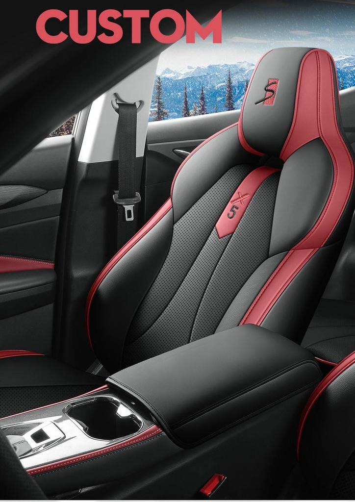 Oshan X5 Perforated Leather Car Seat Cushion - All-Season Style