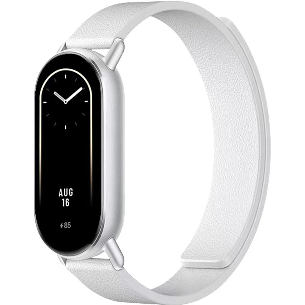 

Ремінець для Xiaomi Mi Band 10 9 8 Петля Mi Band 10 Ремінці для годинника Xiaomi Band 9/8 NFC Браслет для MiBand 10 9 8 Аксесуари MiBand 9 білий