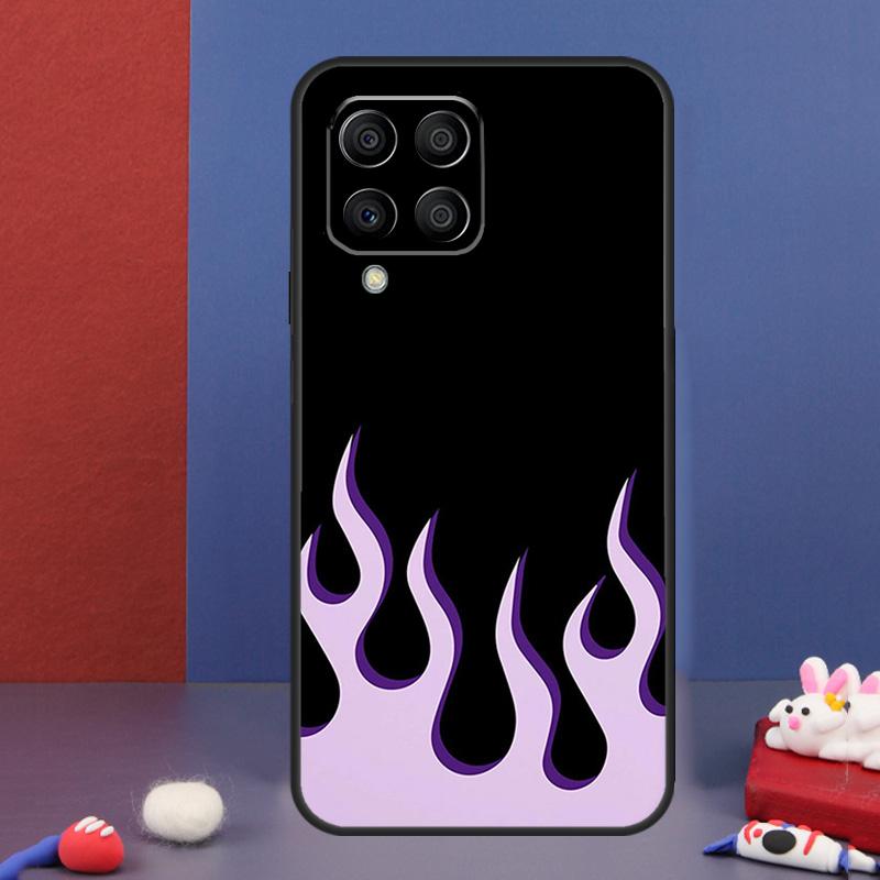 Cool Flame Colorful Pattern Case For Samsung Galaxy M32 M52 M12 M16 M14 M54 M13 M33 M53 M56 M36 M31 M11 M35 M55 M15 M06