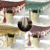12M Droplet Shape Tassel Lace Trim Woven Texture Lace Trim Ribbon  Home Decoration
