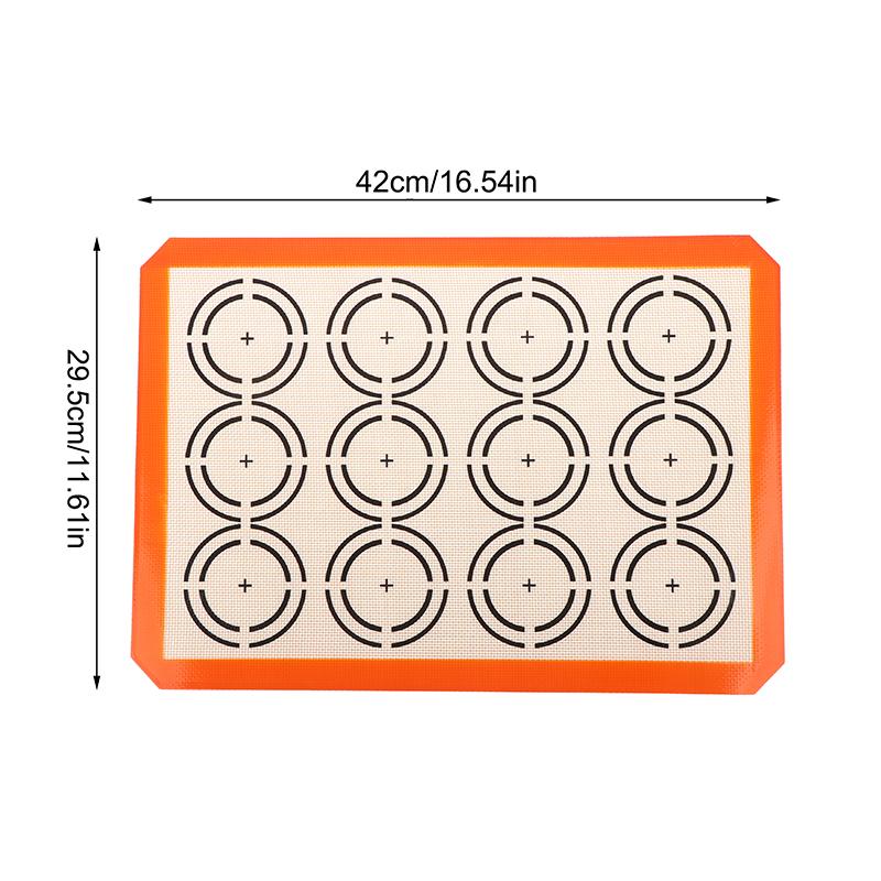 1Pc Silicone Baking Mats For Oven Thickened Reusable Non Stick Heat Resistant Bakeware Sheets Liner For Cookies Macaron Bread