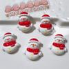 10 Pcs Cute Cartoon Christmas Deer Cookie Man Snowman Resin Scrapbook Diy Jewelry Wedding Children Gift Hairpin Accessories A57