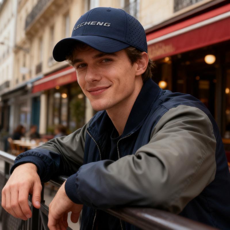 Men Letter Cap Outdoor Mesh Breathable Sun Hat Women Summer Quick Dry Thin Sunscreen Baseball Cap