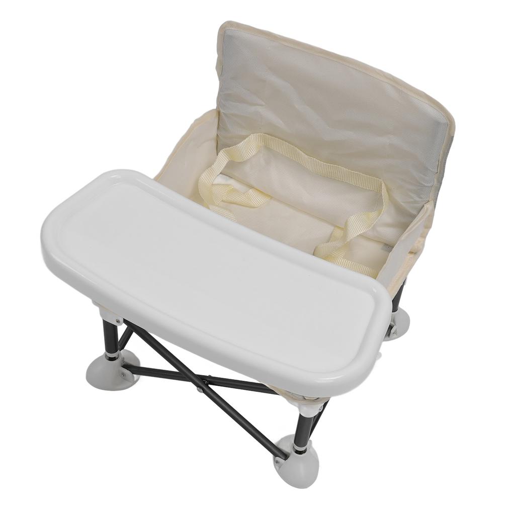 Portable Travel   Seat Portable Baby   Seat Folding Baby Chair with Tray for Outdoor Beach