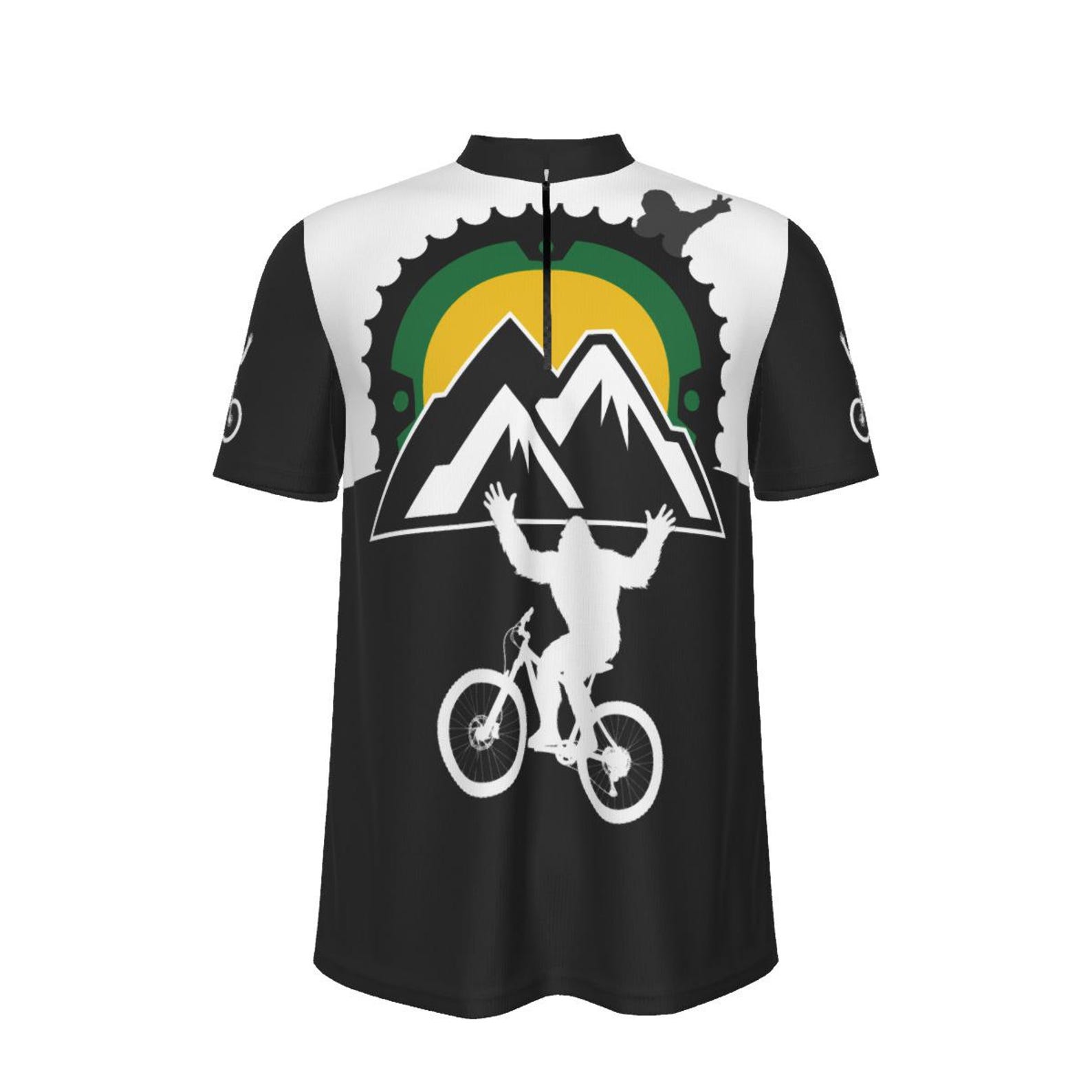 Bigfoot Sunrise Mountain Bike Jersey – Loose Fit MTB Trail Shirt S