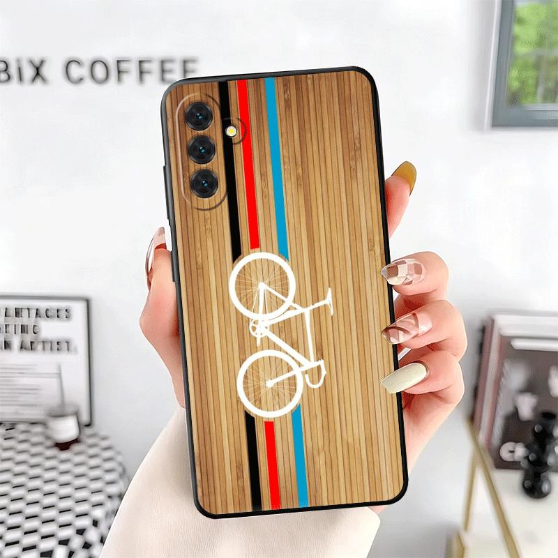 Bicycle Bike Sports Soft Phone Case for Samsung A17 A37 A57 A16 A26 A36 A56 A15 A25 A35 A55 A14 A24 A34 A54 A13 A23 A33 A53 A52