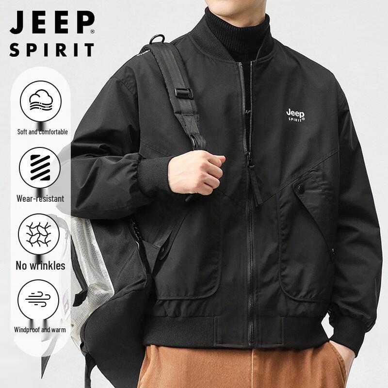 JEEP SPIRIT Men's Korean Style Casual Jacket