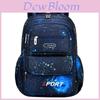 Starry Sky Boys School Backpack With Breathable Waterproof Oxford Fabric For Primary Students
