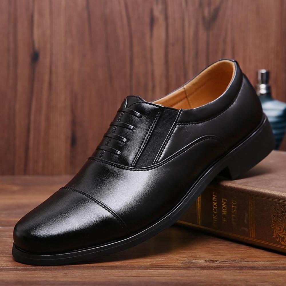 Men Dress Shoes Luxury  Business Leather Shoes for Mens Comfortable Pointed Social Shoe Male Sports Casual Footwear