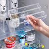 Refrigerator Organizers Storage Rack Fridge Layered Separator Shelves Transparent Desktop Stand Save Space Kitchen Accessories