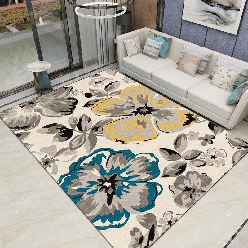 Nordic Living Room Carpet Sofa Coffee Table Bedroom Bedside Carpet Entrance Door Mat