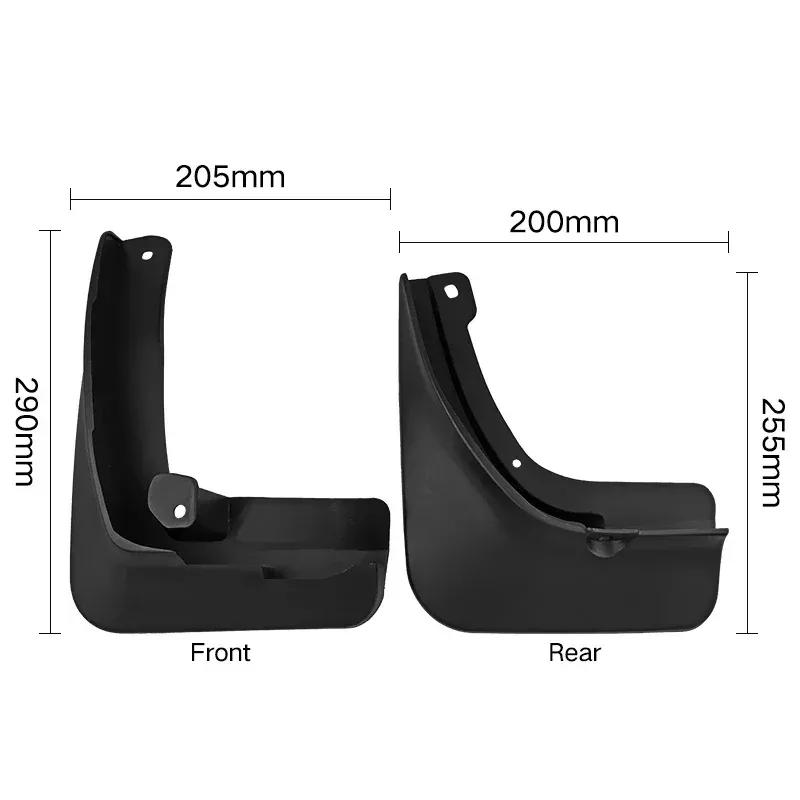 Car Exterior Accessories MudFlaps For MG 5 MG5 EV 2024 Front Rear Splash Guards Mud Flaps Mudguards Fender