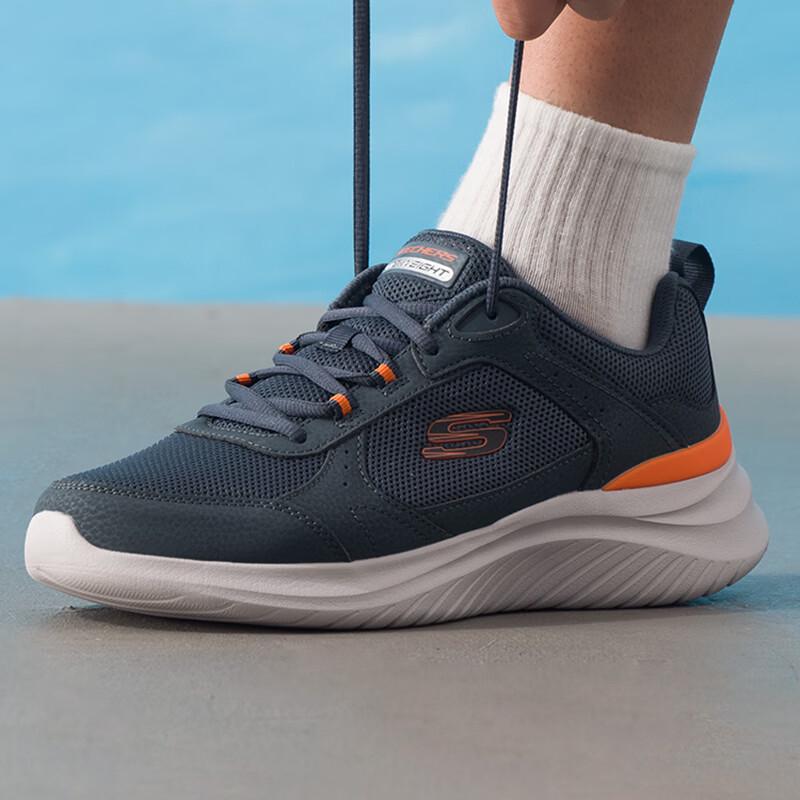 Skechers Men s 8790357-NVY Running Shoes 9.5 темно-синий