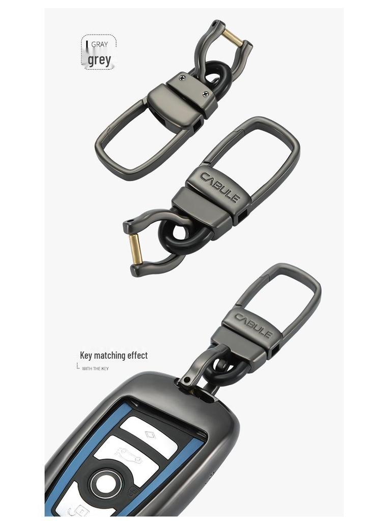 Porte-clés Cabron Universel en Alliage de Zinc avec Petite Boucle Fer à Cheval, Idéal pour Tous les Sacs à Clés