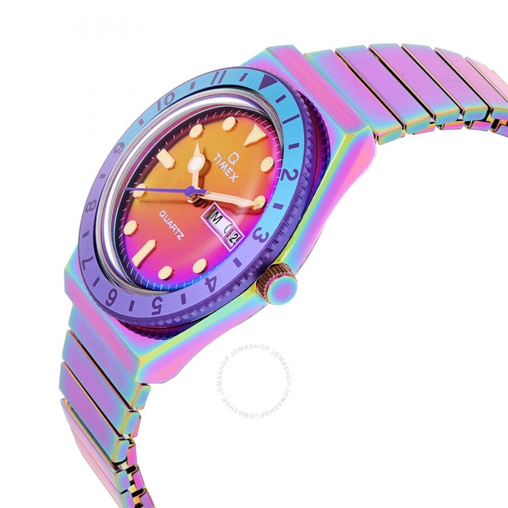 Timex Q Timex Iridescence Quartz Expansion Band Ladies Watch Tw2w41100 Tw2w41100vQ