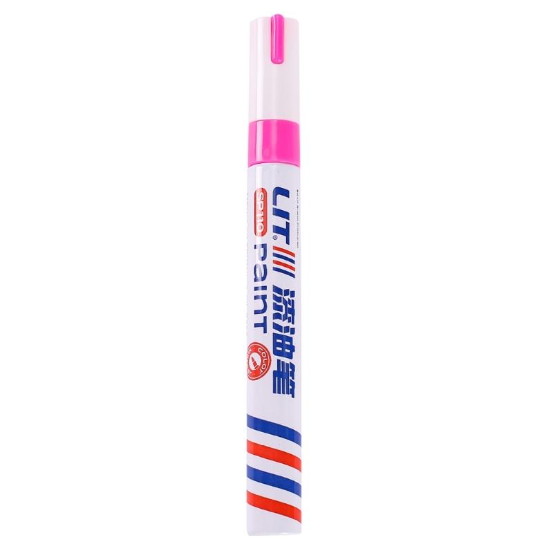 Tire Paint Pen Long Lasting Car Wheel Touch Up Paint Marker Pen Waterproof Oil Based Formula for Tire Restoration