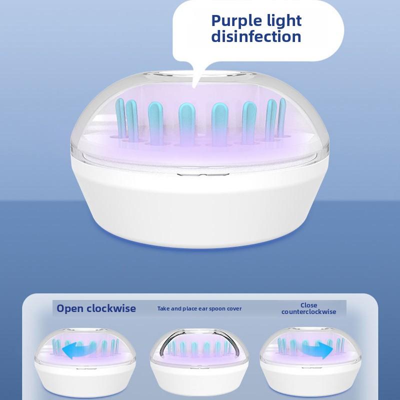 Smart Visual Ear Cleaner Set With Camera 1080P Ear Sticks Ear Wax Removal Tool Wifi Connection Hd Led Lights Earpick Endoscope