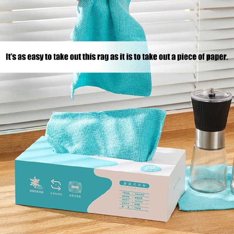 3x20 Sheets Quick Pull Household Wipes Absorbent Fiber Cloth for Countertop Appliance Sanitizing