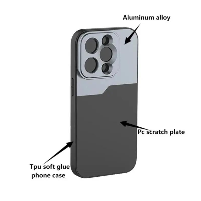 17MM Thread Phone Case for Iphone 15 Pro Max Plus ,2X Macro Lens Kit 65mm Lens No Distortion Phone Lenses for IPhone 15 Pro Max