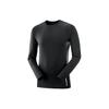 Sense Aero Seamless Skiing Pullover Long Sleeve T-Shirt Men Tops Black LC1878100