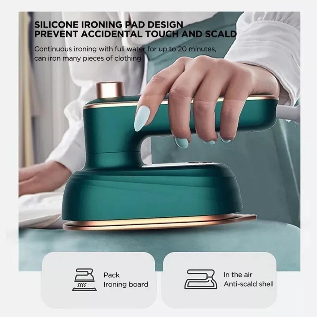 Dampfbügeleisen Drehbarer Griff Trocken Nass 2 in 1 Verwendung Elektrische Bügelmaschine? 38W für Zuhause