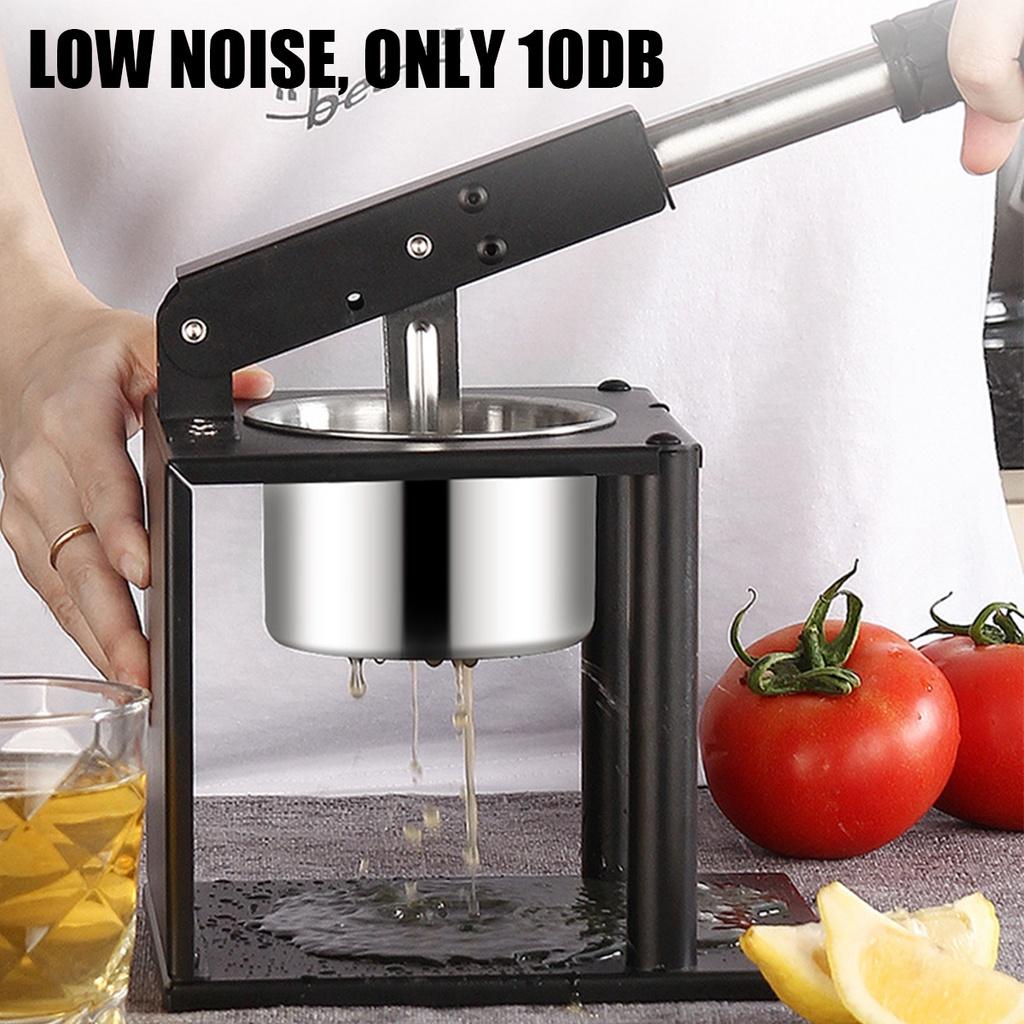 Schwarze manuelle Zitruspresse Handpresse Orangenpresse Schwerlast-Fruchtpresse Edelstahl Zitronenpresse Küchenwerkzeug