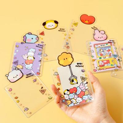 BT21 Photo Card Cover Set (3pcs*7Type) Bangtan Goods Album Polaroid (7Type)