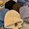 1Pc Autumn And Winter Ear Protection Street Style Knitted Hat Women'S Retro Dual-Use Bag Warm Wool Hat