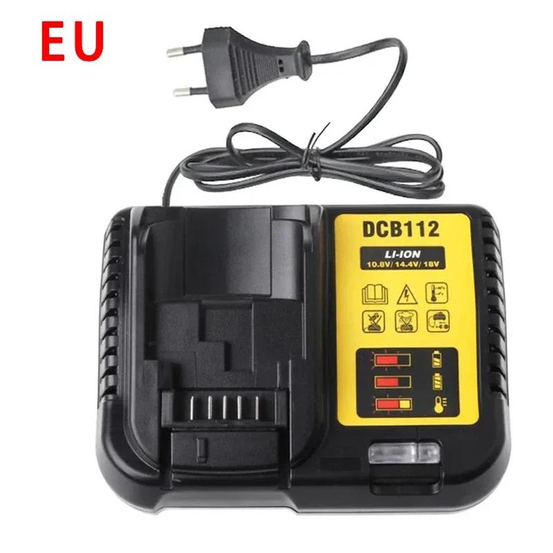 NEW Upgraded DCB112 Battery Charger For Dewalt 10.8V 12V 14.4V 18V 20V DCB206 DCB205 DCB204 DCB203 DCB120,DCB107 DCB115 DCB105