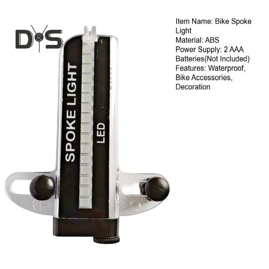 Światło na szprychy rowerowe IPX6 Wodoodporna lampka ostrzegawcza bezpieczeństwa do jazdy nocnej 32 LED Dekoracja koła obręczy rowerowej Lampa na oponę Akcesoria rowerowe