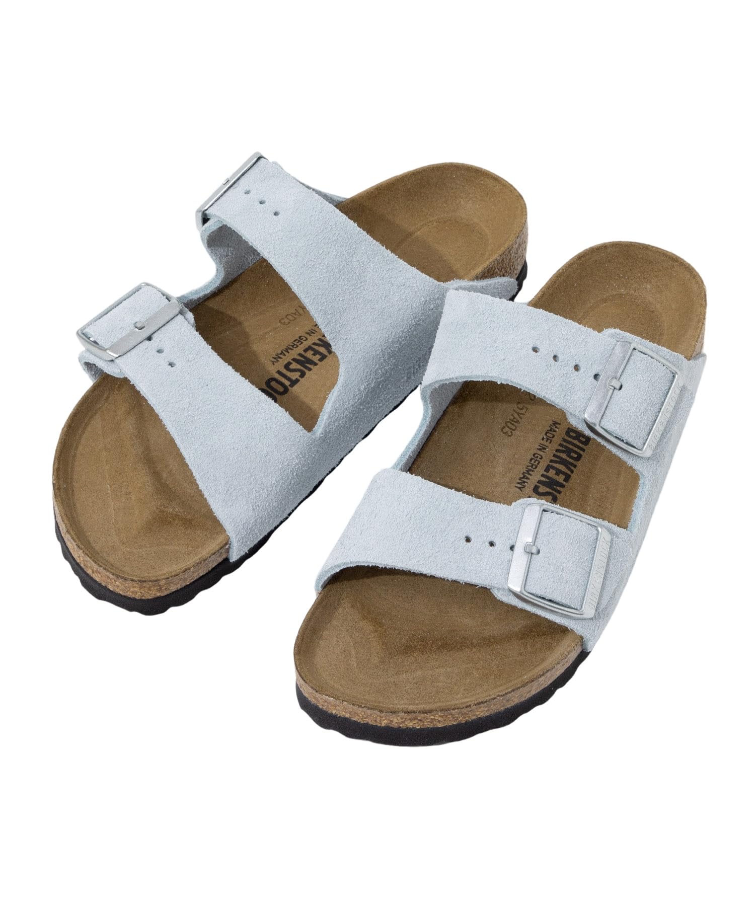 Birkenstock Arizona Suede Leather Sandal 1029310 Baby Blue