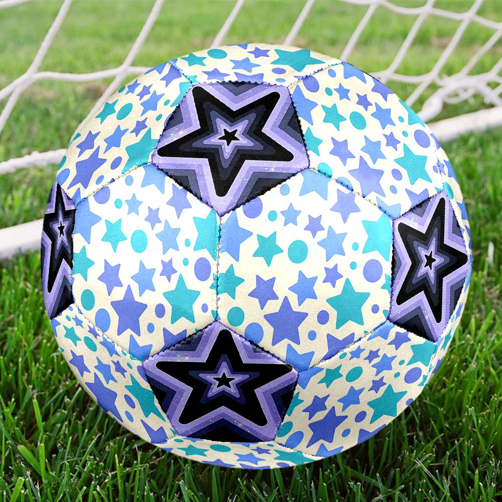 1PC Star Circle Galactic Kaleidoscope Soccer Ball Size 5 Football Machine Sewn Indoor/Outdoor Universal Football A98 Size 5