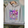 Korean KPop Demon Hunter Cartoon Girls Boy Hooded Sweatshirt Warm Children's Wave Fashion Casual Tops Casual Girls Clothing