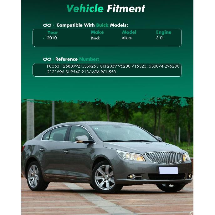 SCITOO 4PCS Camshaft Position Sensor fit for Buick for Allure 2010,for Cadillac for ATS 2013 2014 2015 2016 2017 2018,for Chevrolet for Camaro 2010