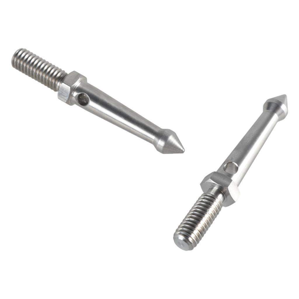 3Pcs/pack Stainless Steel Tripod Foot Spikes Enhanced Stability 3/8Inch Thread Tripod Leg Stabilizers 80mm Length