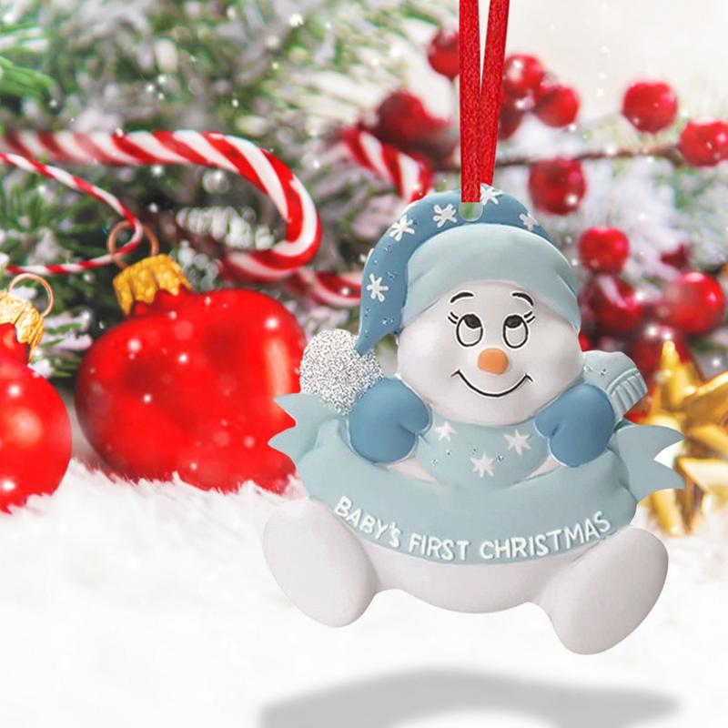 Christmas Tree Hangings Pendants Home Decorations For Tree Wall Doorway Couple Snowman Penguin Bear Ornaments For Party Decor