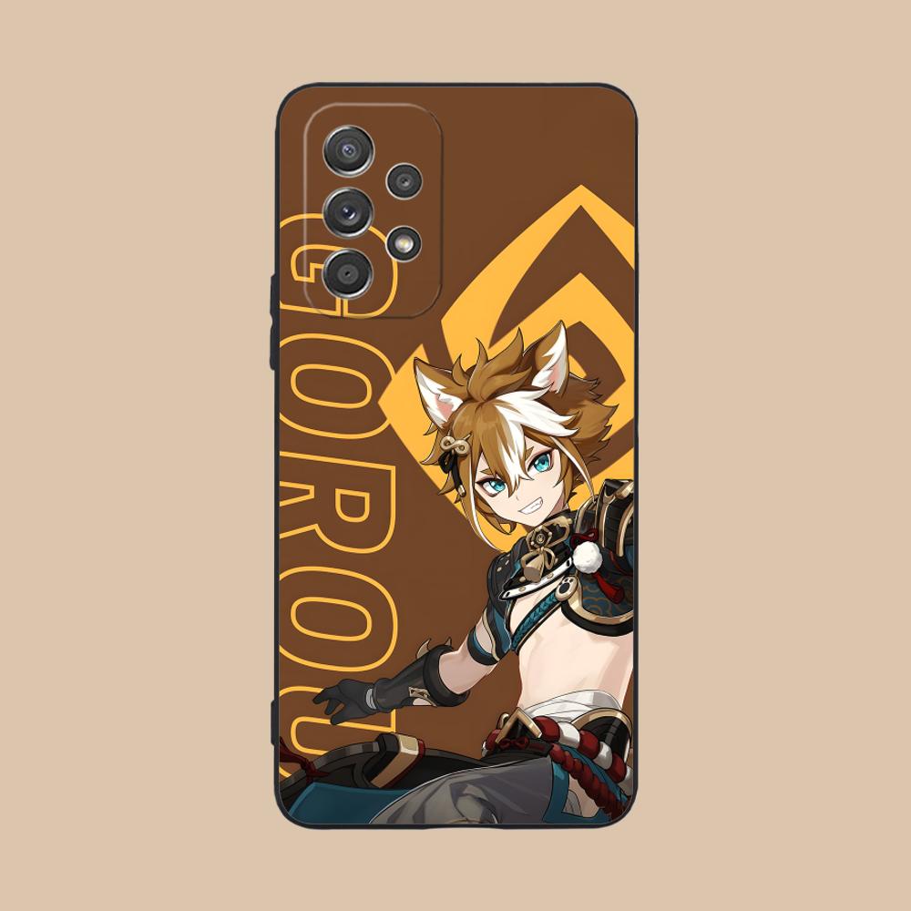 Game GI Gorou Mobile Phone Case for Samsung Galaxy M55 54 42 35 34 33 32 23 22 15 14 13 12 F55 5G Colorful Cover Luxury Pretty