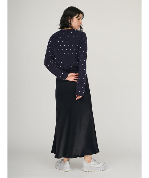 Emi Logo Crew Neck Knit 13WNT254058 DOT Free Size Women's