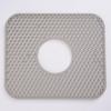Grid Silicone Hollow Drainage Mat Silicone Sink Mat  for Bottom of Stainless Steel Sink
